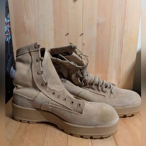 ALTAMA tan NWT 14.5 N suede steel toe lace up combat desert boots Altama | Shoes | Altama Tan Nwt 45 N Suede Steel Toe Lace Up  main image 3